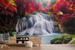 Wallpaper Trees Rivers Waterfalls Lakes Oriental and Zen