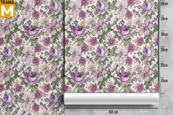 Carta da Parati Fiori Moderna Natura