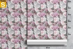 Carta da Parati Design e Stili Flora e Fauna Fiori Moderna Natura