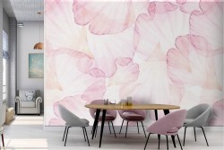 Carta da Parati petali rosa pattern design moderno.