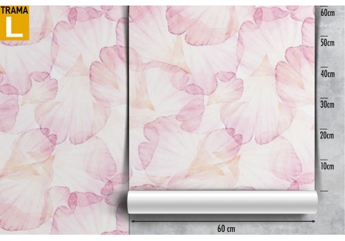 Pink petal wallpaper modern pattern design. 2