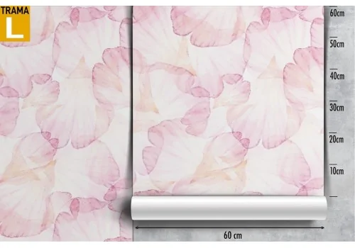 Pink petal wallpaper modern pattern design. 2