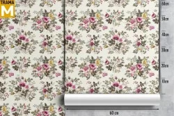 Carta da Parati Natura Fiori Vintage