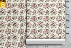 Carta da Parati Design e Stili Flora e Fauna Natura Fiori Vintage