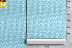 Stylized Stripes and Waves Wallpaper