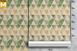 Carta da Parati Geometrica Moderna