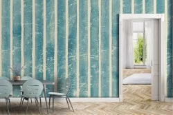 Concrete effect wallpaper with surface stripes.
