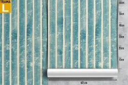 Concrete effect wallpaper with surface stripes.