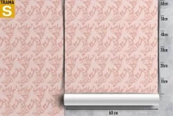 Carta da Parati Design e Stili Flora e Fauna Foglie Moderna Natura Stilizzata