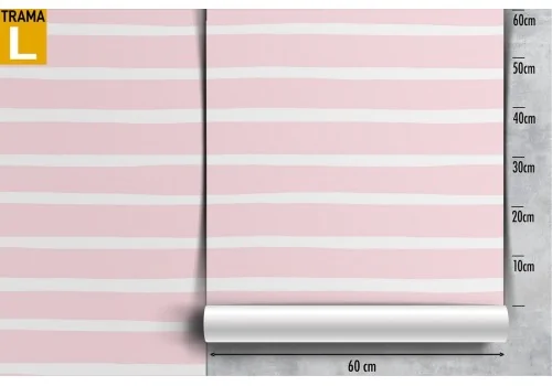 Modern pattern wallpaper with white and pink stripes. 2