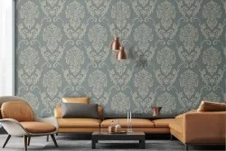 Damask luxury vintage pattern wallpaper.