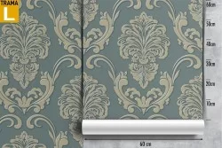 Carta da Parati damasco luxury vintage pattern.