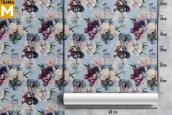 Carta da Parati Fiori Moderna Natura