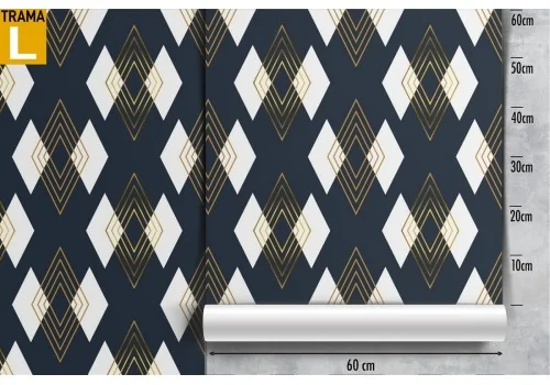 Carta da Parati rombi pattern geometrici. 2