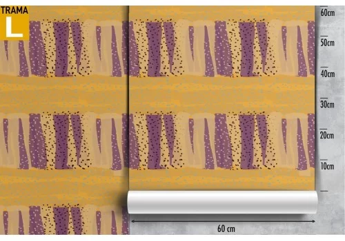 Carta da Parati decorazione vintage righe pattern. 2