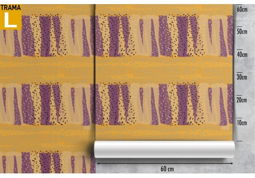 Vintage striped pattern wallpaper decoration. 2