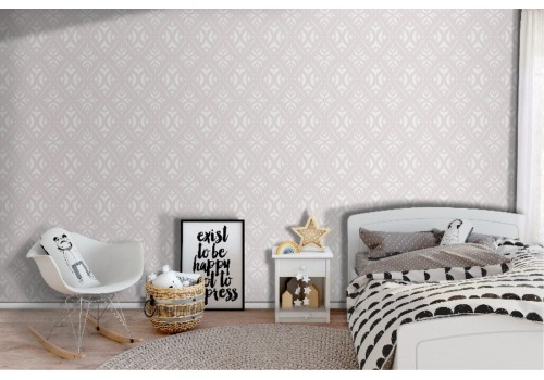 Geometric decoration children's pattern wallpaper.