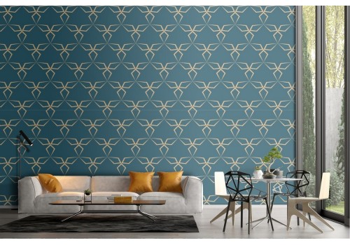 Luxury geometric wallpaper decoration.