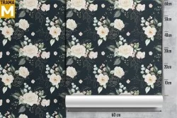 Carta da Parati Natura Fiori Vintage