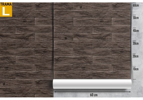 Wallpaper with brick effect pattern surface. 2