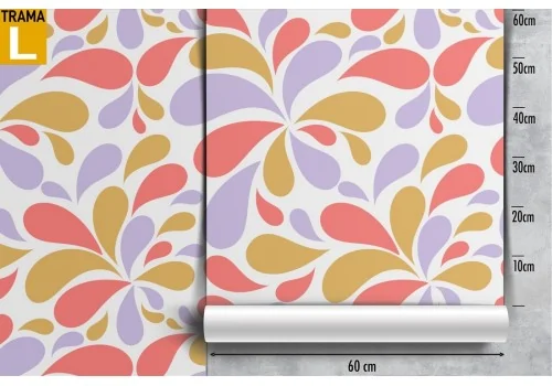 Carta da Parati decorazione astratta moderna pattern colorato. 2