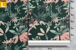 Modern tropical leaves nature wallpaper.