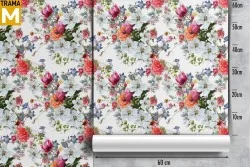 Vintage Nature Flowers Wallpaper