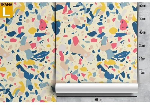 Wallpaper with colored marble effect surface. 2