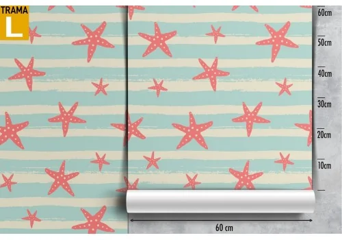 Pink stars and stripes pattern wallpaper. 2
