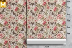 Wallpaper Animals Flowers Nature Vintage