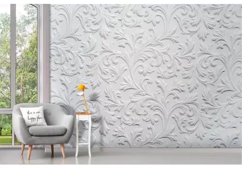 Wallpaper nature decoration classic relief 2