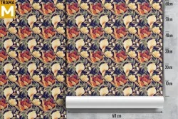 Vintage Nature Flowers Wallpaper