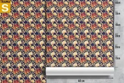 Wallpaper Design and Styles Flora and Fauna Flowers Nature Vintage