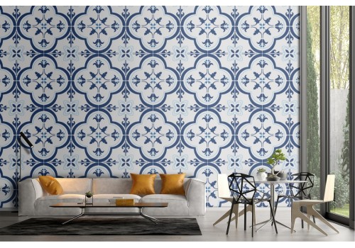 Geometric decoration wallpaper mosaic tile pattern.