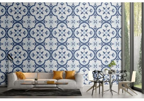Wallpaper geometric decoration mosaic tile pattern.