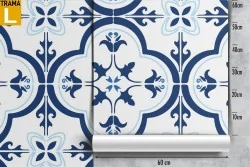 Geometric decoration wallpaper mosaic tile pattern.