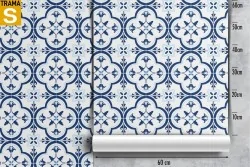 Wallpaper Design and Styles Surfaces and Textures Geometric Vintage Tiles