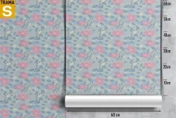 Wallpaper Design and Styles Flora and Fauna Stylized Flowers Nature Leaves