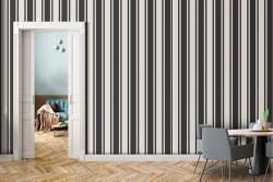 Wallpaper pattern black and white stripes.