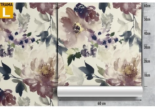 Abstract nature white flowers wallpaper. 2