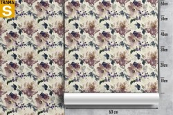 Carta da Parati Design e Stili Flora e Fauna Astratta Moderna Fiori Natura