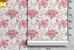 Carta da Parati Fiori Natura Vintage