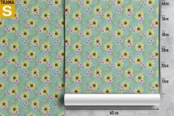 Carta da Parati Design e Stili Flora e Fauna Fiori Natura Moderna