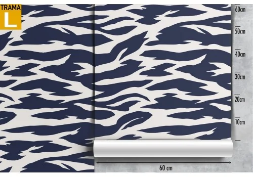 Vintage blue spotted wallpaper. 2