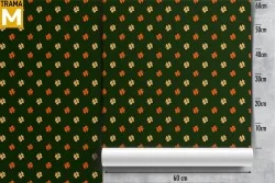 Stylized Vintage Nature Flowers Wallpaper