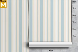 Vintage Stripes and Waves Wallpaper