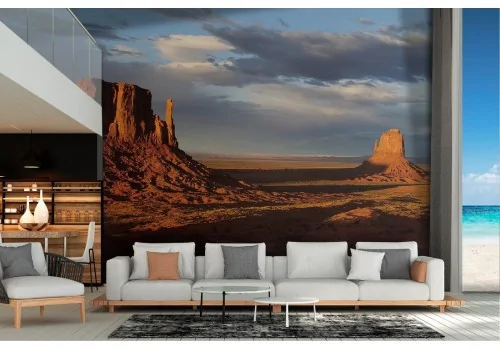 Desert canyon landscape wallpaper