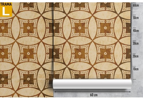 Vintage geometric tile wallpaper. 2