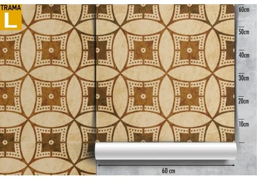 Vintage geometric tile wallpaper. 2