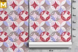 Carta da Parati Geometrica Moderna